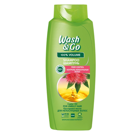 Шампунь Wash&Go Контроль непослушных волос 360 мл