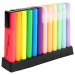 Набор текстовыделителей 12 ЦВЕТОВ, BRAUBERG "ORIGINAL", линия письма 1-5 мм, 152217