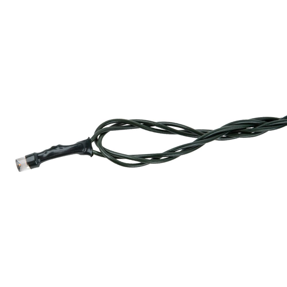 ULD-S2000-200-DGA AMBER IP20 Гирлянда светодиодная. 20м. 200 светодиодов. Янтарный свет. Провод зеленый. ТМ Uniel