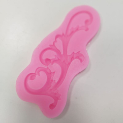 Молд силиконовый  "Вензель Завиток" (Входит в набор "Лепнина 1")