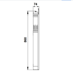 Скважинный насос Grundfos SQE 5-50