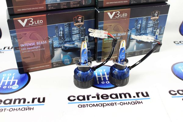 Автолампы светодиодные LED "V3" Mini H1