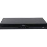 32-канальный IP-видеорегистратор Dahua 4K, H.265+ и ИИ 448Мбит/с; 2 SATA III до 20Тбайт; 1 HDMI (8K), 1 VGA; 1 RJ45 1000Мбит/с; тревожные вх./вых.: 4/2