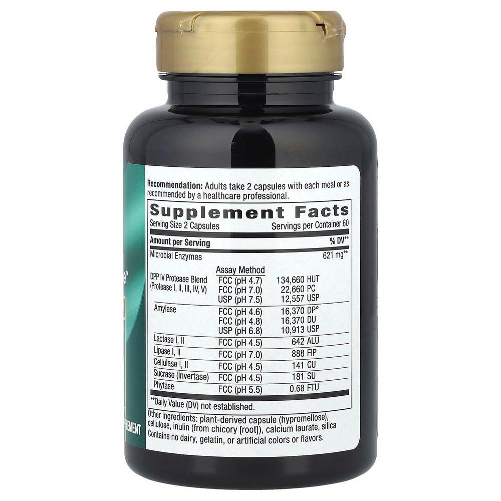 Nature's Way, Gluten Defense с DPP IV, 120 веганских капсул