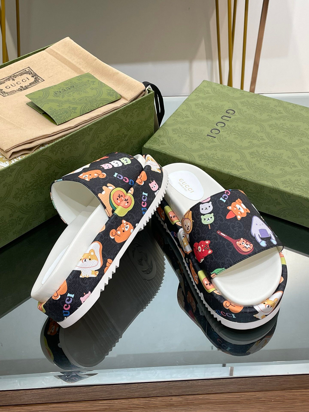 Gucci Platform Slide Sandal