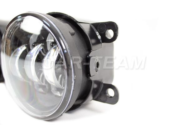 Противотуманные фары (ПТФ) линзованные "Sal-Man" (7 диодов LED 50w+60W (дальний+ближний)) на Лада Веста, Нива Урбан, Гранта FL, Ларгус FL, X-Ray, Renault, Nissan, Honda, Ford, Opel, Peugeot, Mitsubishi, Daewoo (арт. 01170)