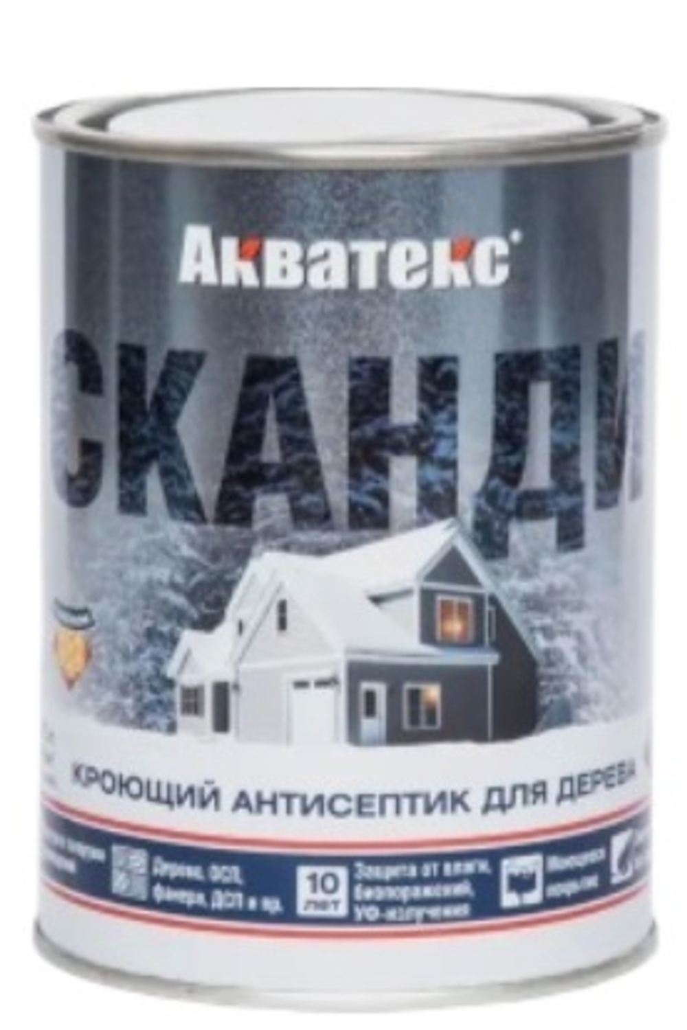 Антисептик для дерева АКВАТЕКС СКАНДИ, база С, 0.75 л