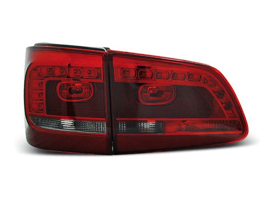 Задние фонари red smoke led для VW Touran II