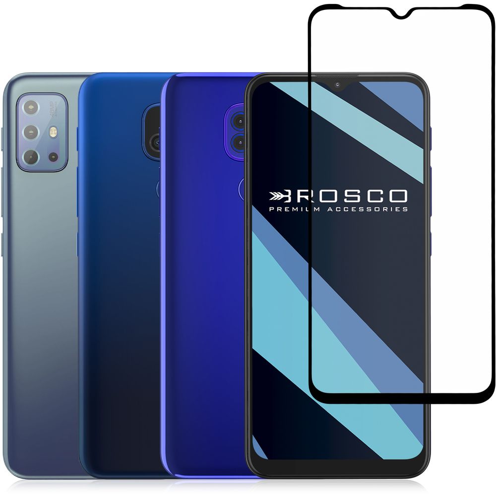 Набор стекол ROSCO для Motorola Moto E7 Plus;Motorola Moto G9 Play оптом (арт. MOTO-E7PLUS-FSP-GLASS-SET2)