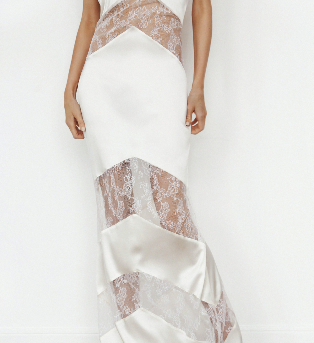 Платье из шелка SOLSTISS