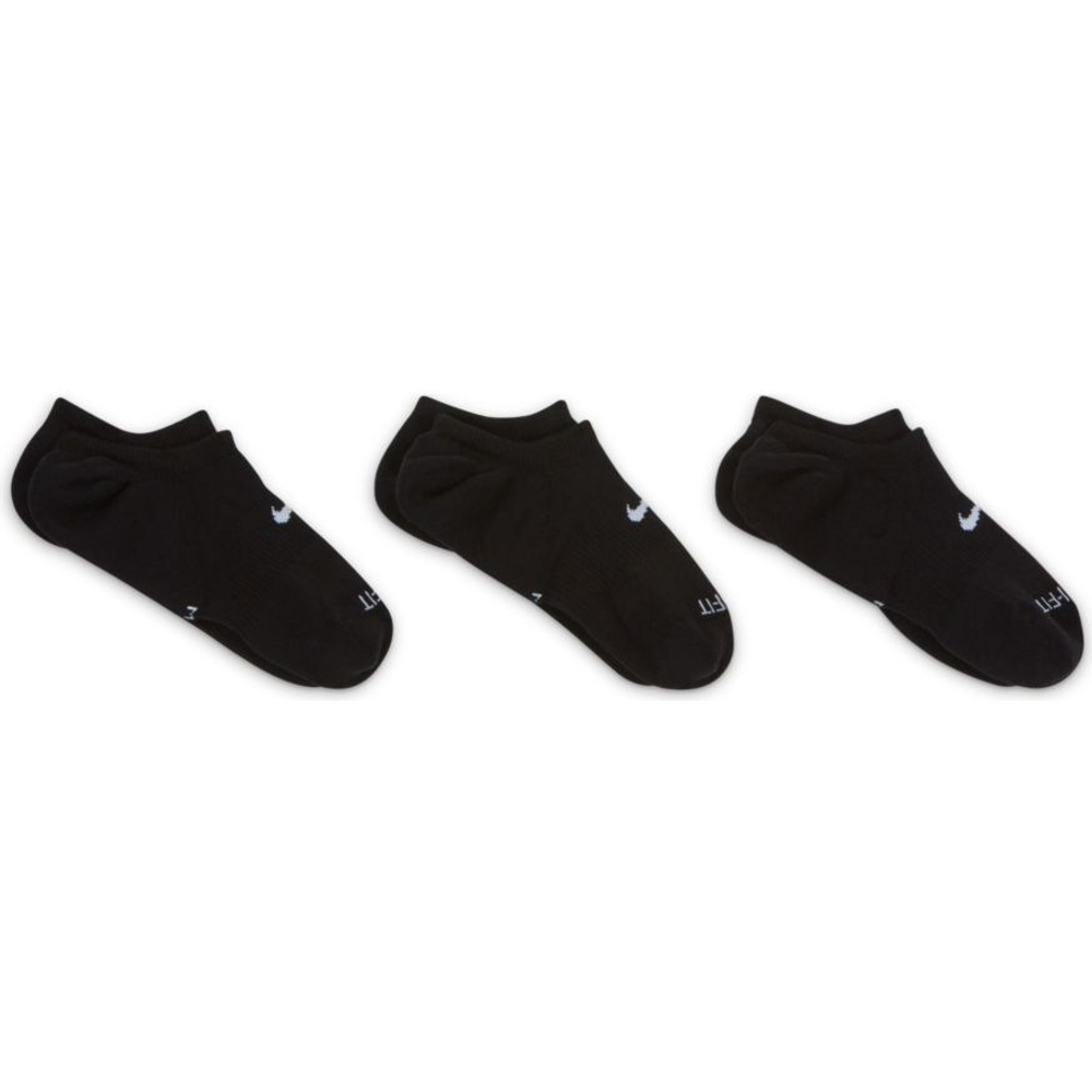 Теннисные носки Nike Everyday Plus Cushioned Training Footie Socks 3P - черный