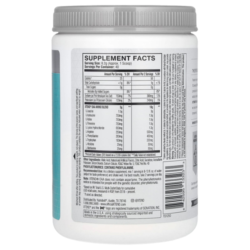 XTEND, EAA, манго, 328 г (11,6 унции)