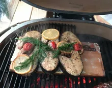 Керамический угольный гриль Primo Oval XL 400, 47x64 см