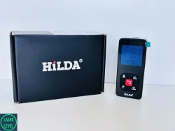 Лазерная рулетка / Лазерный дальномер Hilda 50м. АКБ Хилда