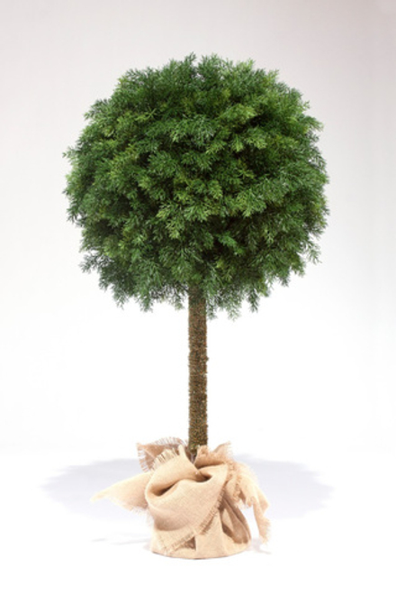 Искусственная Туя-Шар на ножке / туя Чупа Чупс (Литая хвоя) 80 см \ 115 см