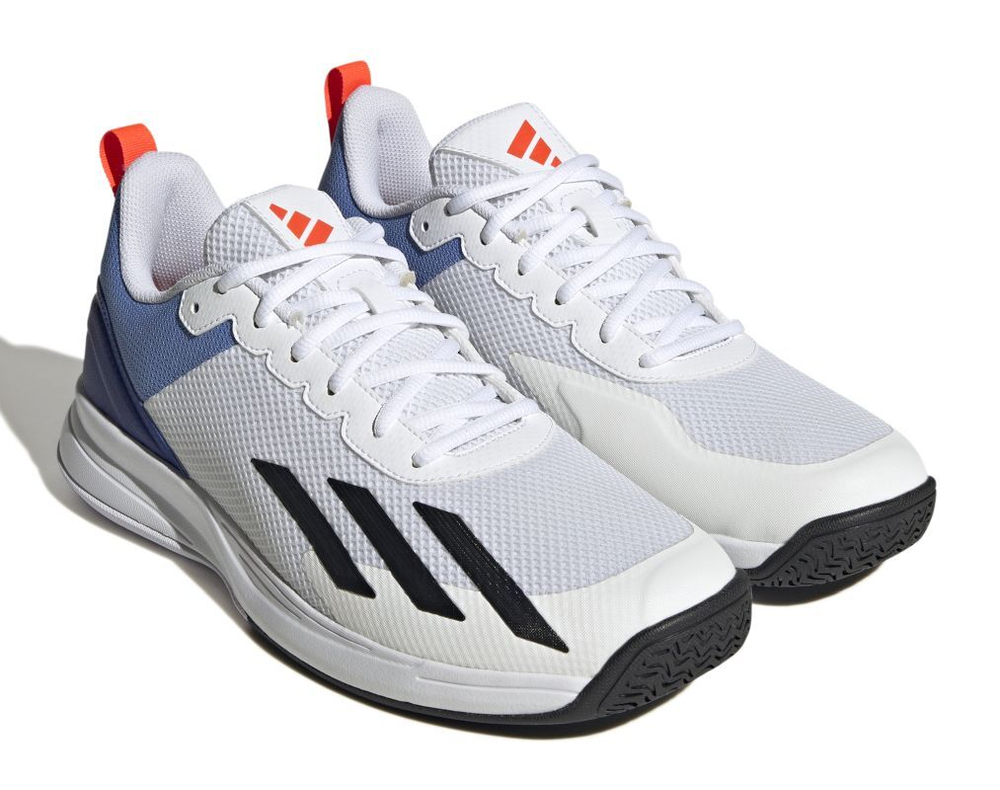 Мужские кроссовки теннисные Adidas Court Flash Speed - cloud white/core black/core black