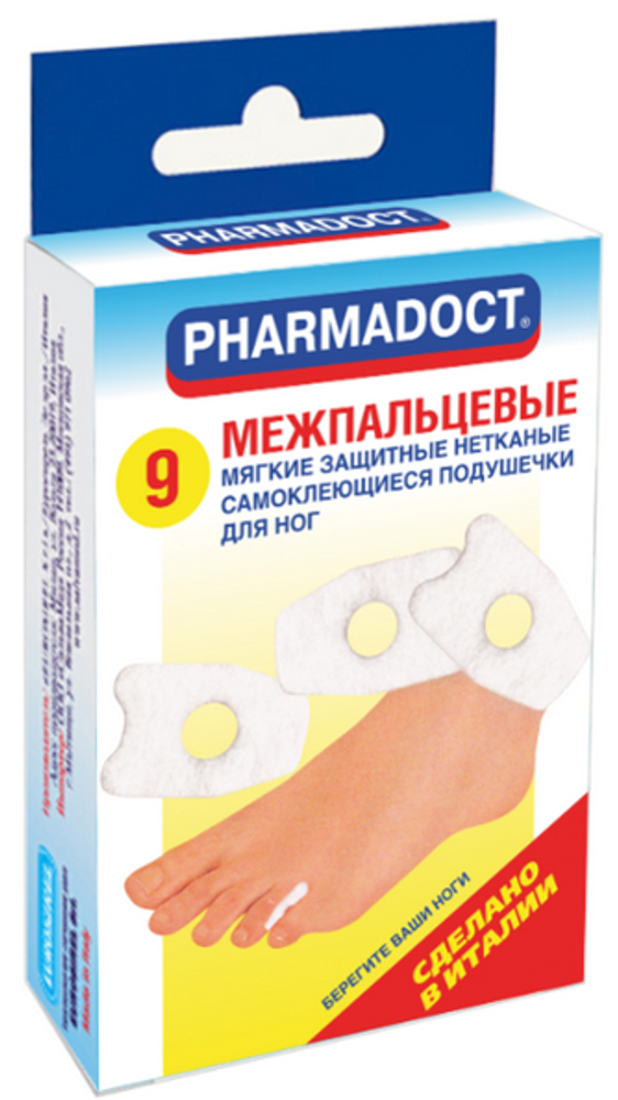 Пластырь межпальцевый Pharmadoct, 9 шт