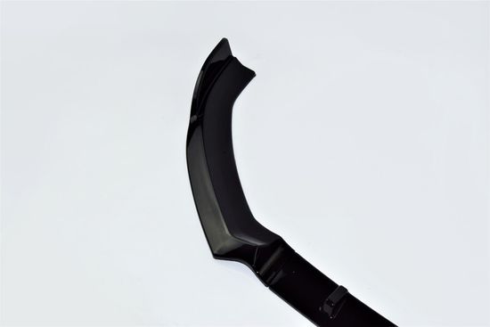 Юбка переднего бампера глянцево - черный V.1 для BMW 5 G30 G31 2017+ Sedan Touring