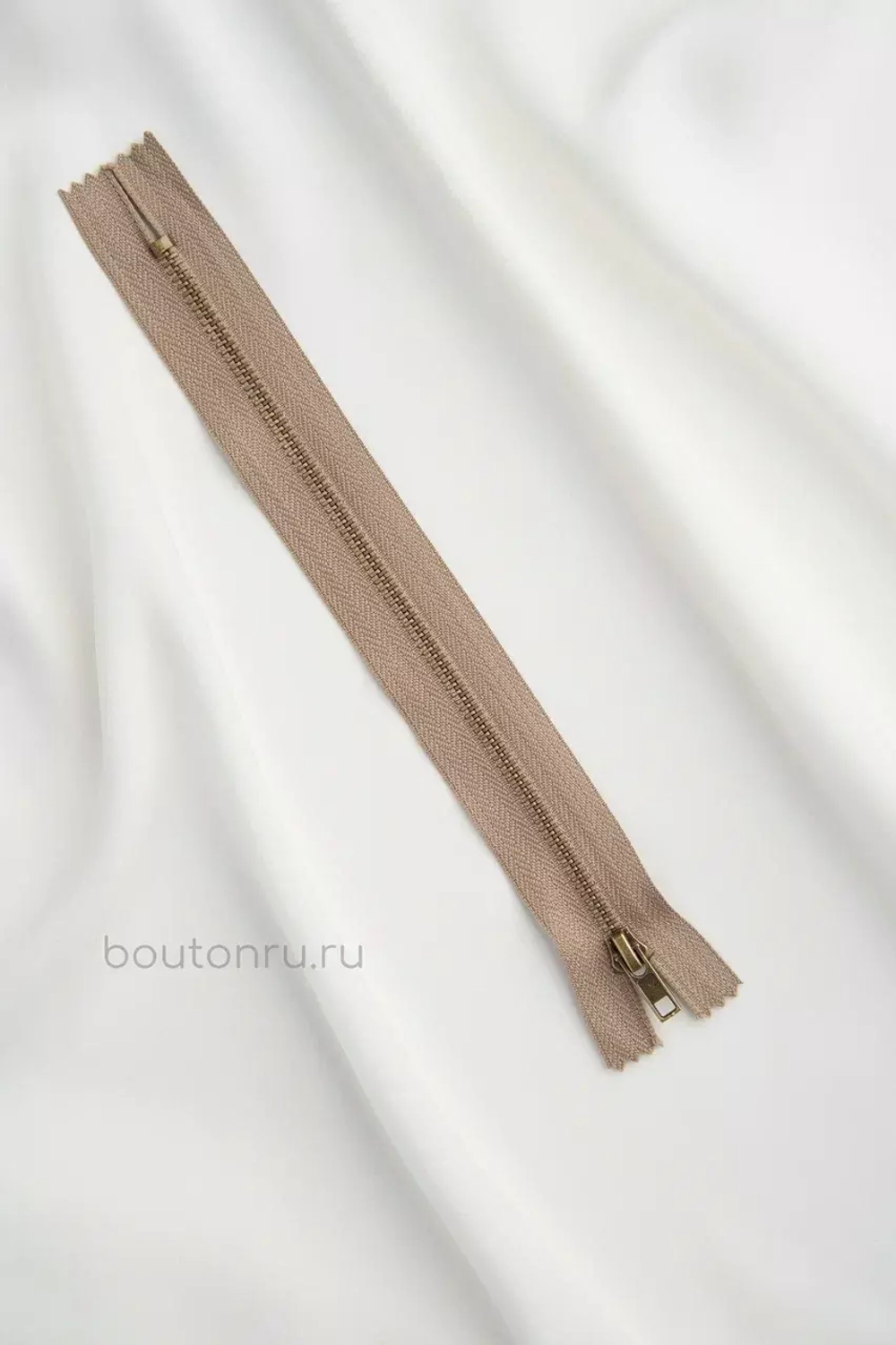 Молния бронзовая бежевая(телесная)