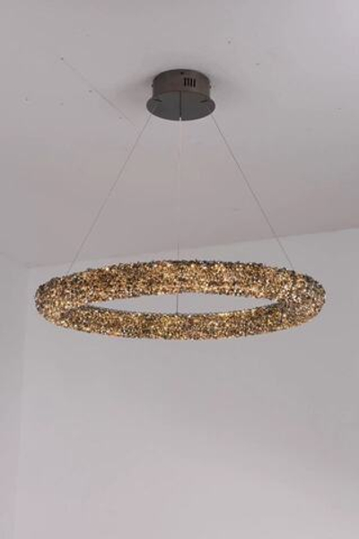 Люстра Lorella Round Black D80