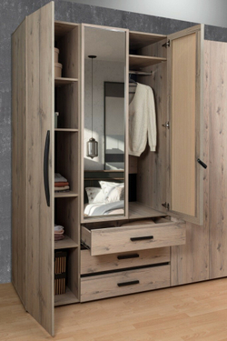 Шкаф для одежды и белья Nature 555, гаскон пайн