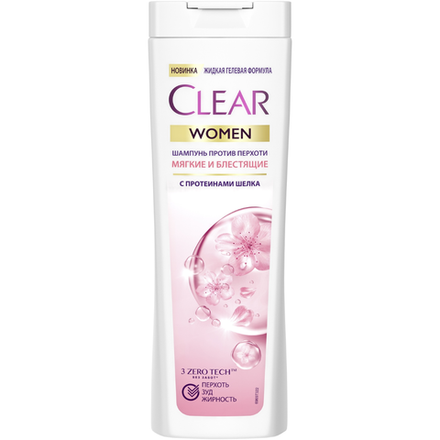 Шампунь женский Clear Women Восстановление поврежденных и окрашенных волос 380 мл