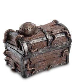 Veronese WS-283 Шкатулка в стиле Стимпанк «Осьминог и сундук»