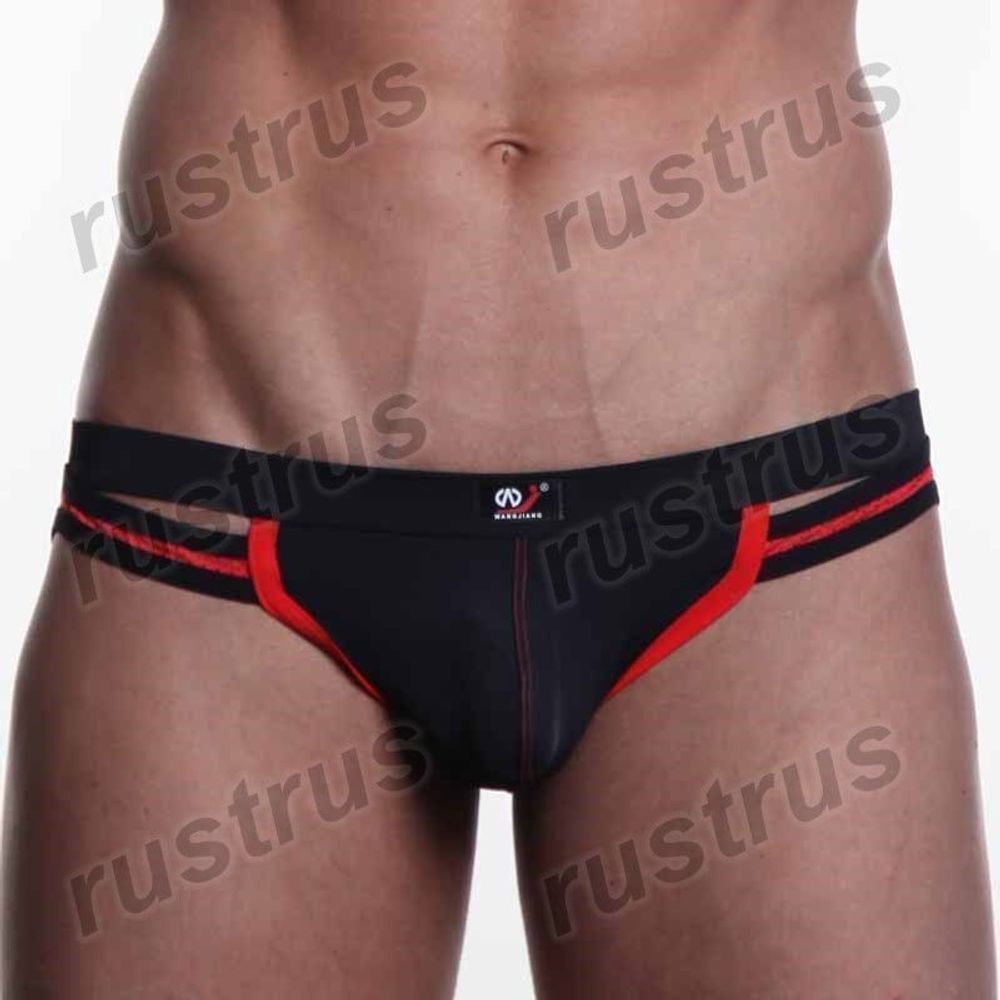 Мужские трусы джоки черные WANGJIANG WG00085