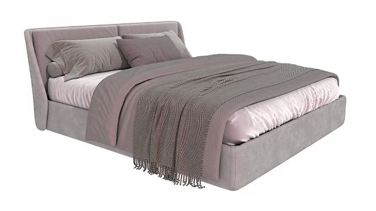 Кровать Милано в бежевом цвете