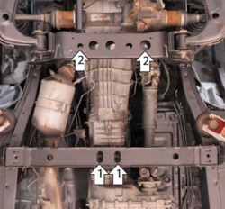 Усиленная защита КПП (2 мм, сталь) для JAC T6 2019-, Sollers ST6 2023- Motodor.78310