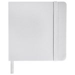 Скетчбук, слоновая кость 140 г/м2 120х120 мм, 80 л., КОЖЗАМ, резинка, BRAUBERG ART CLASSIC, белый, 113189