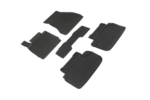 Резиновые коврики с высоким бортом для BMW 5 Ser G-30 Xdrive 2016-н.в., Seintex.90355