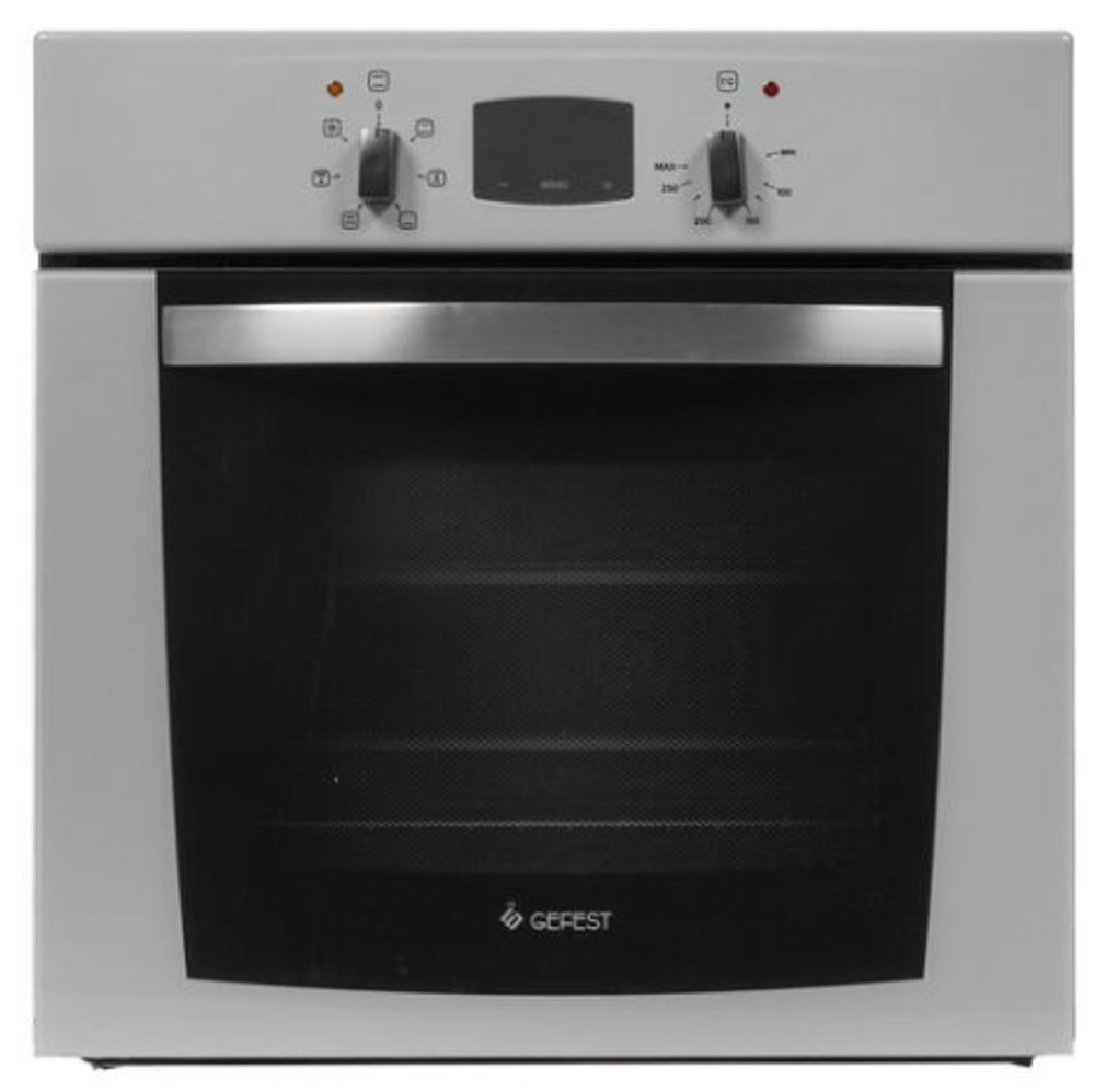Электрический духовой шкаф GEFEST ДА 602-02 С (эмал сер.таймер.гриль.вертел.турбо-гриль.стек с рис)