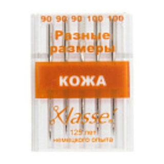 Иглы для БШМ кожа 90 & 100 A6140/MIX Klasse