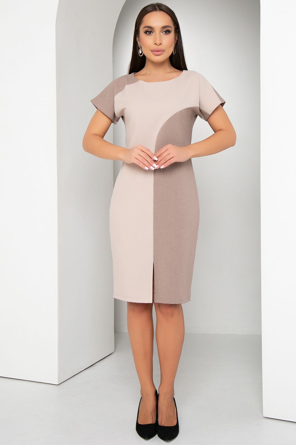 Платье Хит лета (латте) Diolche (Акция)