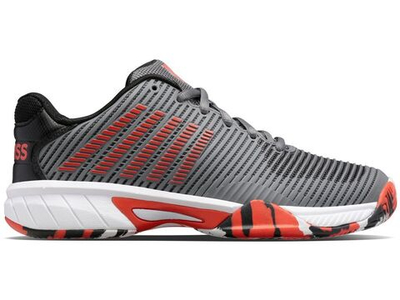 детские Кроссовки теннисные K-Swiss Hypercourt Express 2 Junior - steel gray/jet black/spicy orange