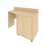 Стол узкий с 2-мя тумбами и бортиком Light С-СТУ-120