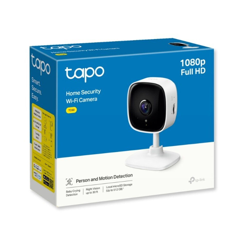 TP-Link TC60 Домашняя Wi-Fi камера, 1080p, Wi-Fi 2,4 ГГц