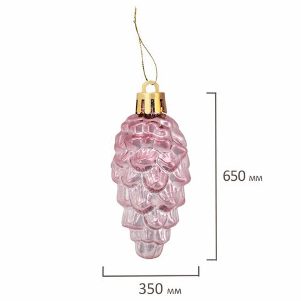 Шары новогодние ёлочные "Champagne" 55 предметов, кремовое серебро/золото, ЗОЛОТАЯ СКАЗКА, 591719