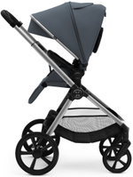 Коляска Agex Life 3 в 1 хромированная рама с автокреслом i-Safe Grey ALG590 Chrome Grey (Серый)