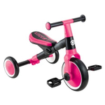 Трёхколёсный велосипед-беговел Globber Learning Trike 2 в 1 Fuchsia