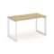 Style Project Стол письменный SN-59O.SP-003 Тиквуд Светлый/Металл Белый/Белый Заглушка 1380*600*750
