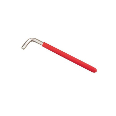 Ключ-шестигранник 10x200мм с красной обрезиненной ручкой.YC-813L