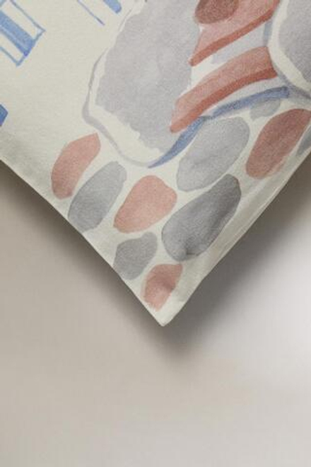 ZARA HOME ЧЕХОЛ ДЛЯ ДЕКОРАТИВНОЙ ПОДУШКИ С ПРИНТОМ, СИНИЙ