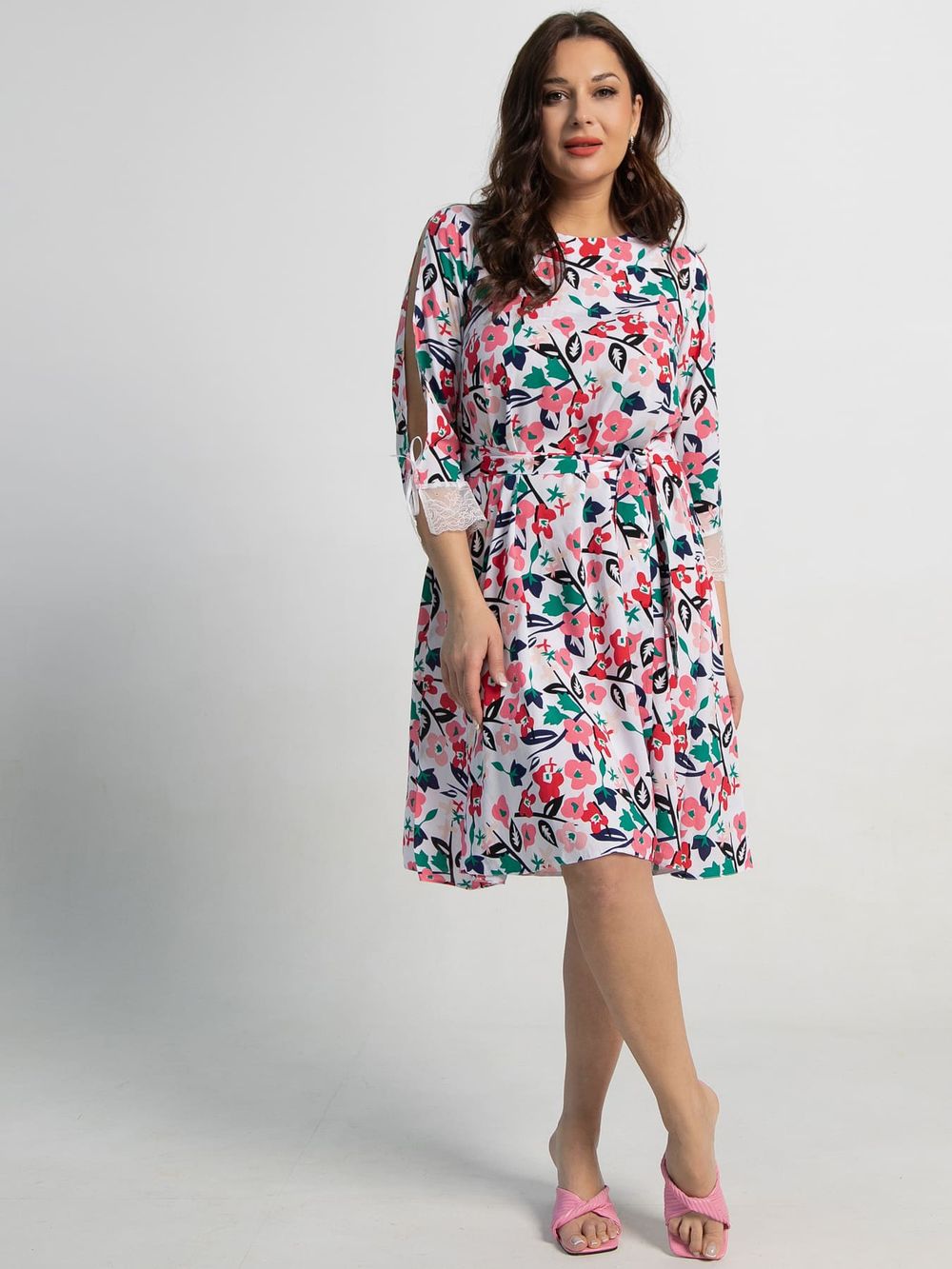 Платье Яна (белое) П15632-33М LT Collection