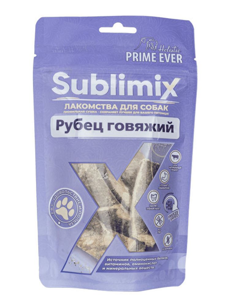 Лакомство Prime Ever Sublimix для собак рубец говяжий 35 г