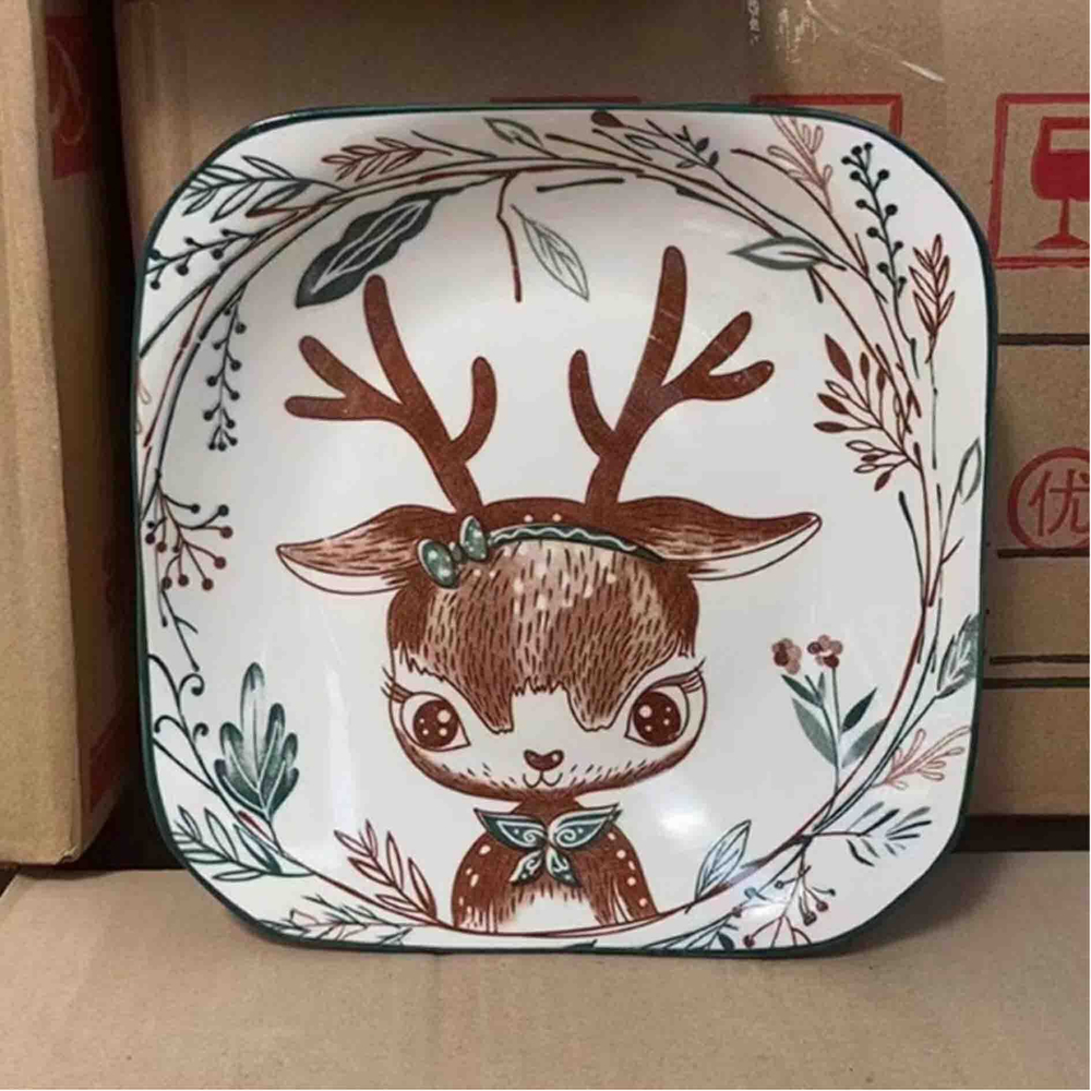 Тарелка с оленем