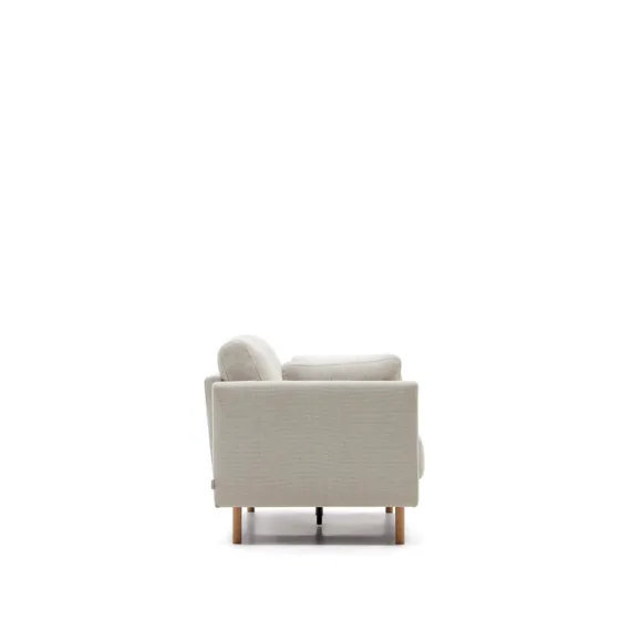 Двухместный диван Gilma 170 см, бежевый, светлые ножки