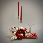 «Рождественская сказка» - новогодняя композиция со свечами