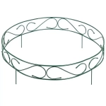 Заборчик для клумбы 4 секций разборный (металл)